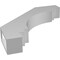 Ekena Millwork 3-in. W x 18-in. D x 18-in. H Pescadero Architectural Grade PVC Knee Brace BRCP03X18X18PEC - alternate 3